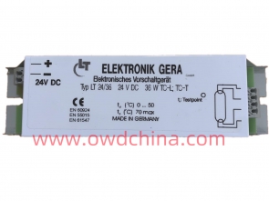 Typ LT 24/36 24v DC 36W TC-L 整流器E37X270444 看样台灯管整流器36W